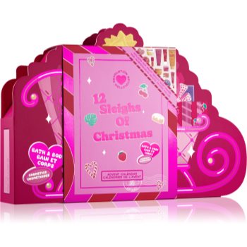 I Heart Revolution Advent Calendar 12 Sleighs of Christmas Calendar de Crăciun corp si fata - imagine 2